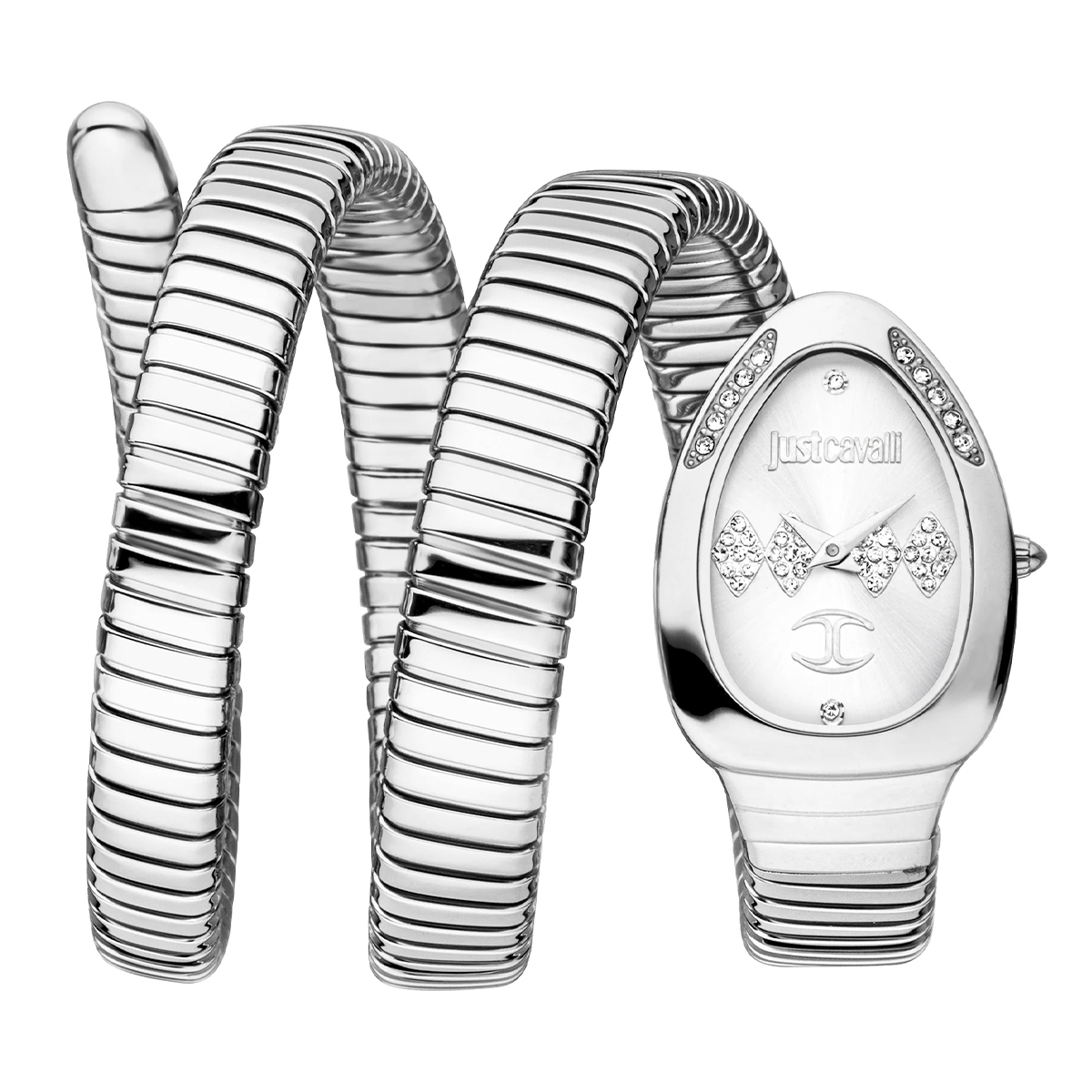 MONTRE JUST CAVALI FEMME ACIER